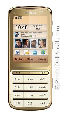Nokia C3-01 Gold Edition (foto 1 de 1)